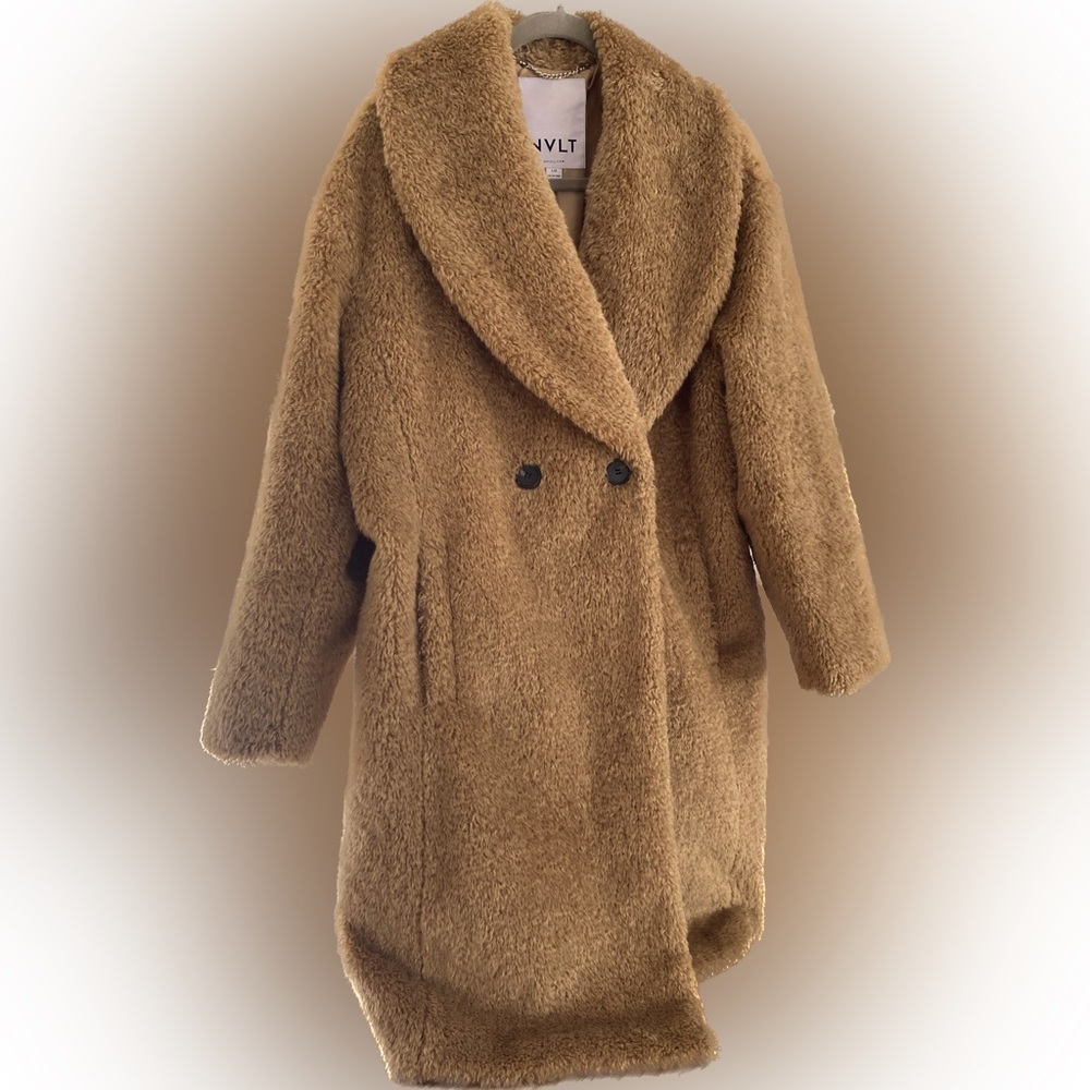 Cozy Teddy style coat size L